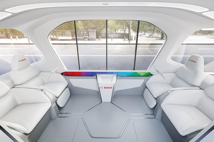 Bosch reveals selfdriving shuttle concept ahead of CES debut Autocar
