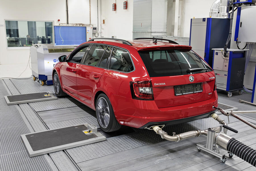 Skoda Octavia emissions testing