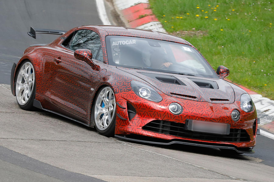 Alpine A110 Ultime prototype beforehand   quarter