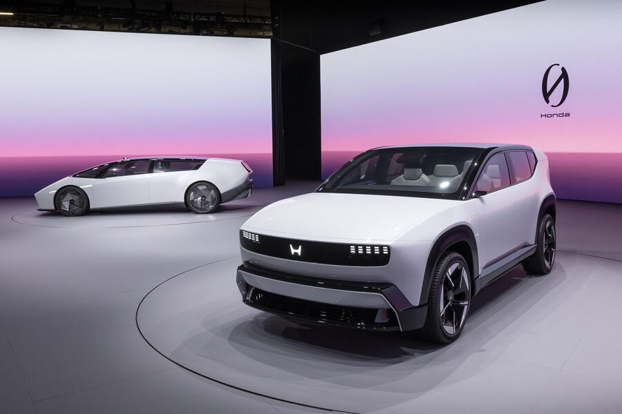 Honda 0 Series Saloon and SUV at CES