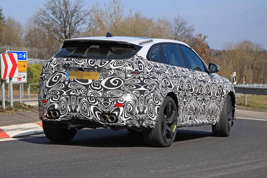 New Jaguar F Pace Facelift Hot Svr Variant Spotted Autocar