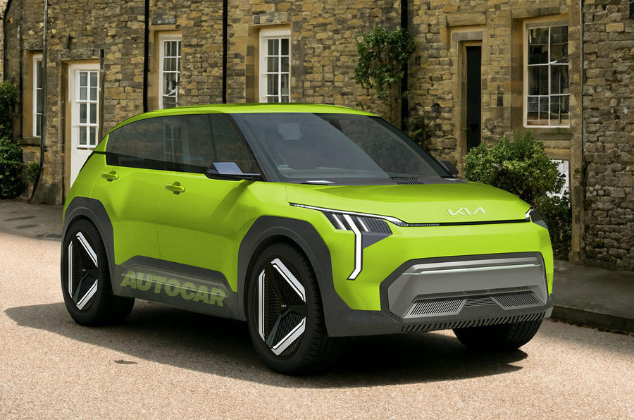 Kia EV2 render – beforehand   quarter