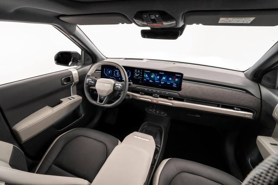 Kia EV3 dashboard â€“ wide view