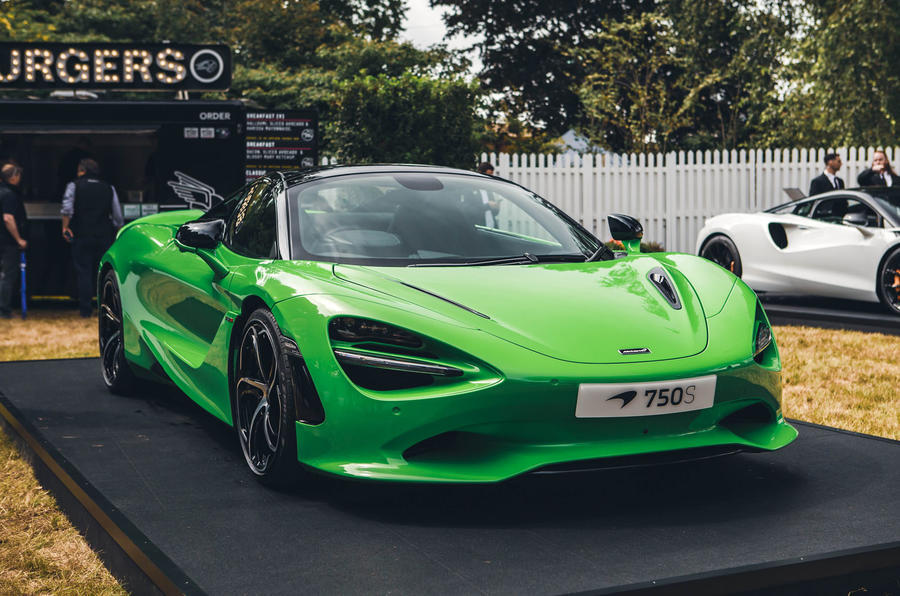 McLaren 750S astatine  Goodwood 2023