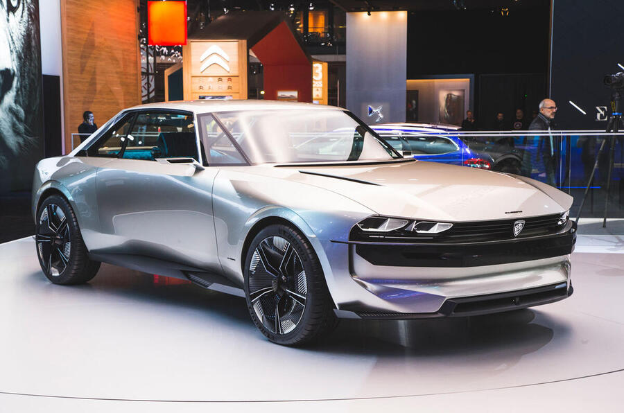 Peugeot e-Legend concept Paris motor show 2018