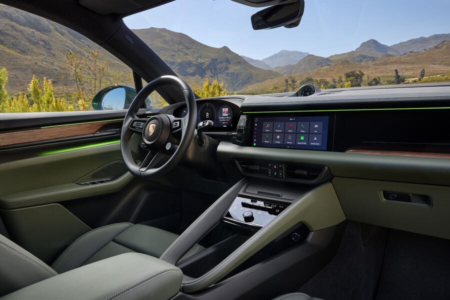 porsche macan electric interior