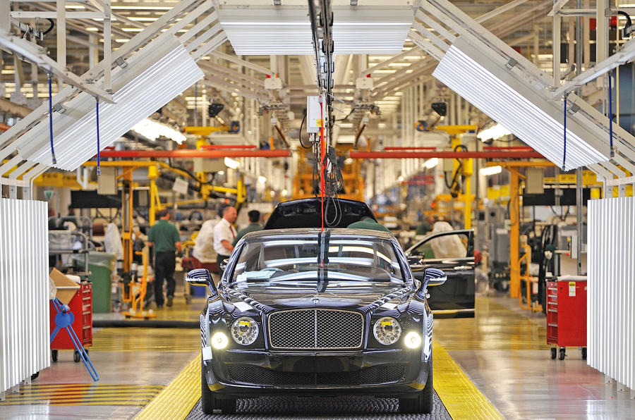 Production of the bentley mulsanne