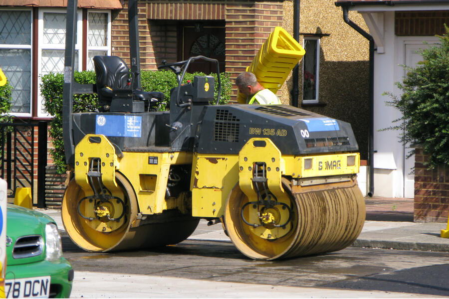 Road resurfacing