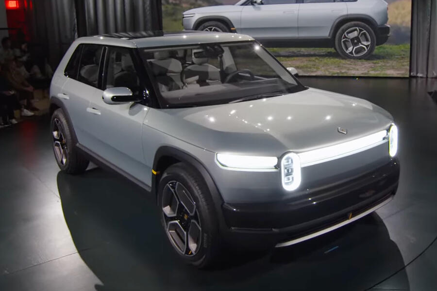 Rivian R3 reveal event – front