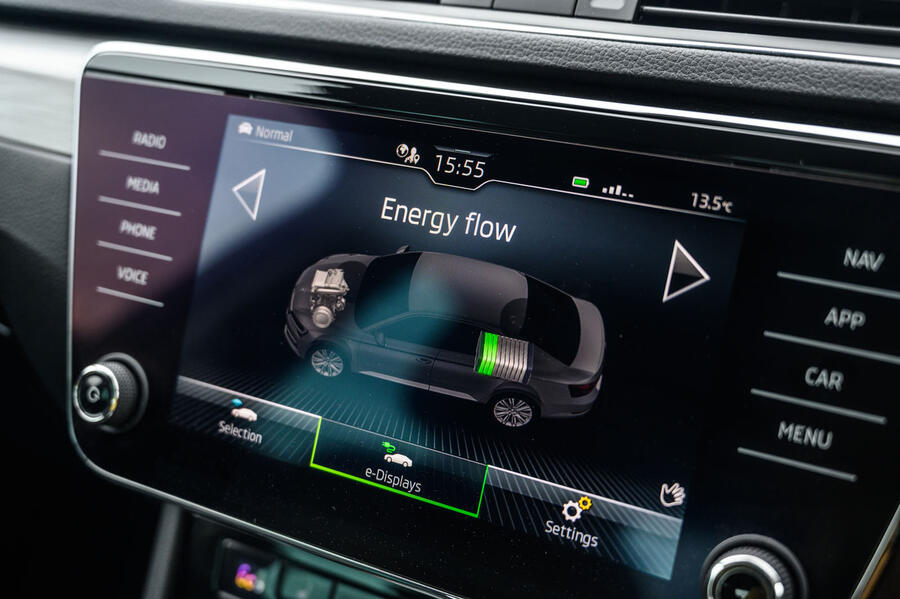 Skoda superb hatchback iv infotainment