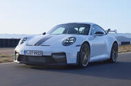 Porsche 911 GT3 2025 front quarter tracking