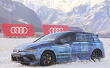 2024 Volkswagen Golf R prototype on ice in Austria 6 large
