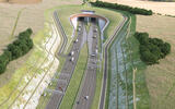 lower thames crossing southern tunnel entrance