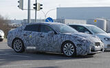 Mercedes C Class EV camo front quarter