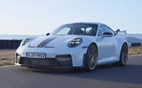 Porsche 911 GT3 2025 front quarter tracking