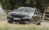 BMW I5 M60 Matt Prior front quarter tracking