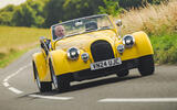 morgan plus four review 2024 01 front cornering