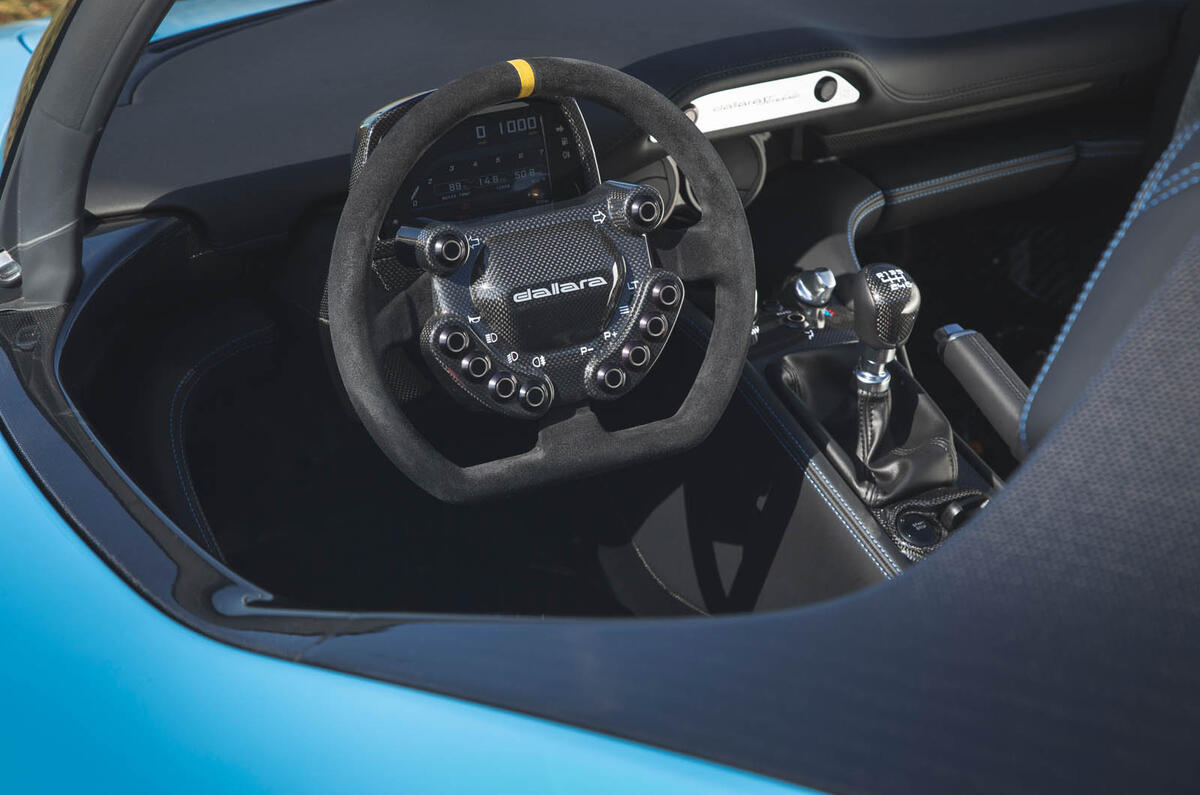 Dallara Stradale 2019 road test review - dashboard