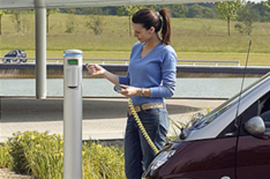 Pay as you go shop electric car charging