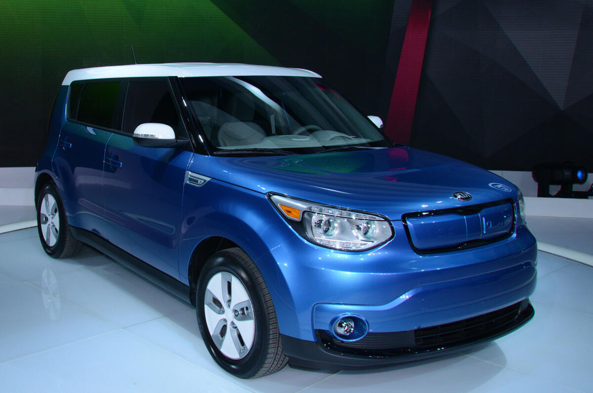 Wraps come off the Kia Soul EV at Chicago motor show | Autocar