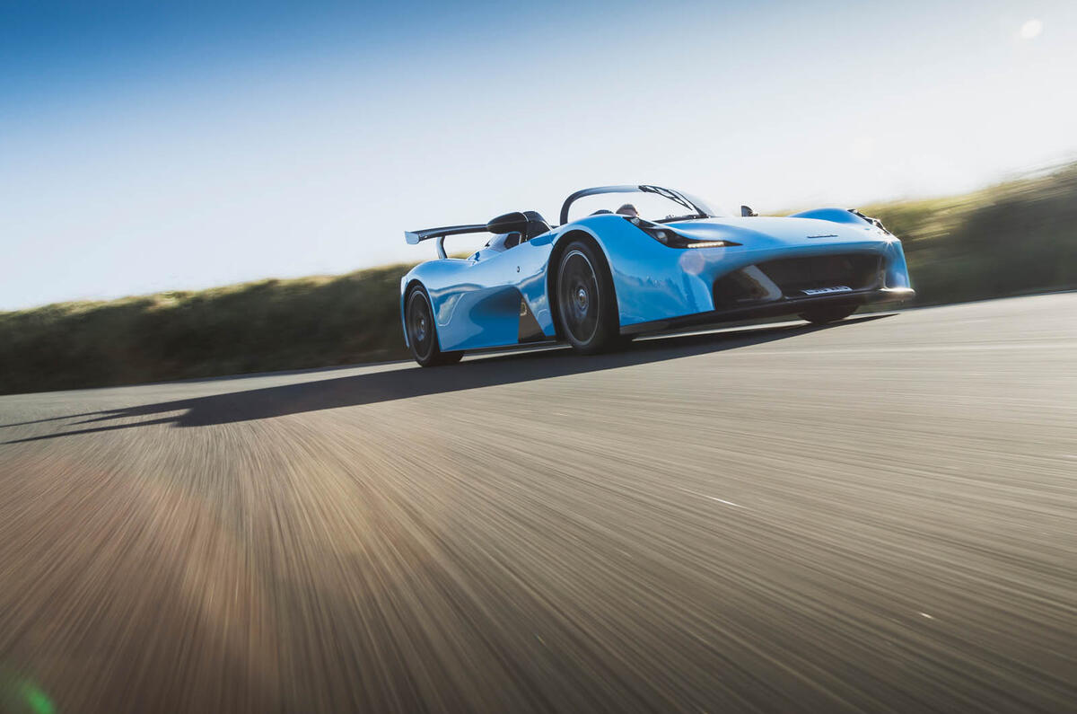 Dallara Stradale 2019 road test review - cornering front