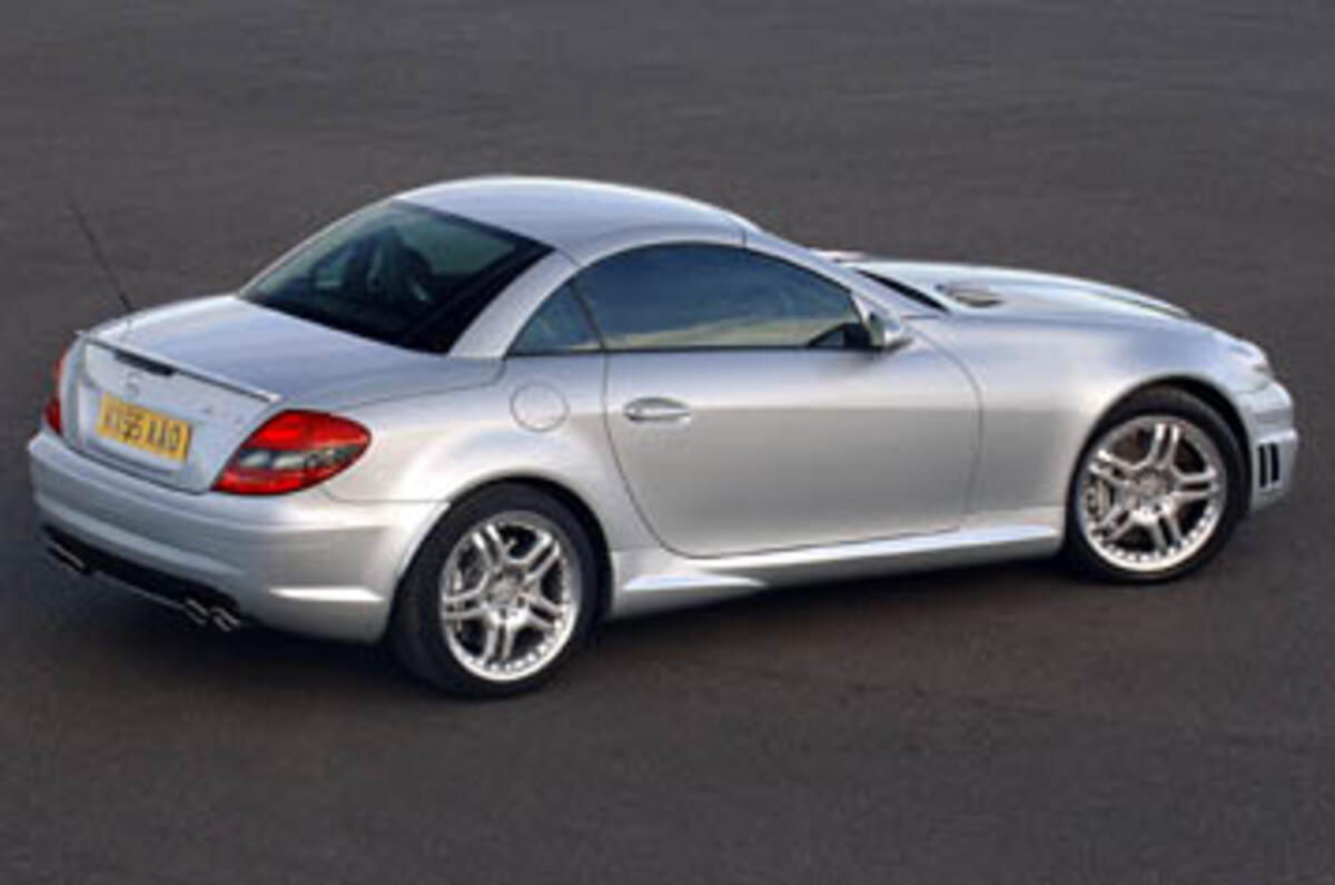 Mercedes-Benz SLK55 AMG convertible first drive