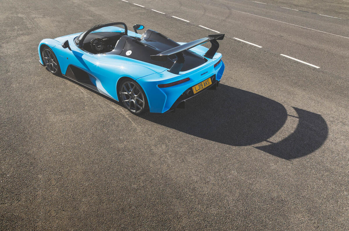 Dallara Stradale 2019 road test review - static rear