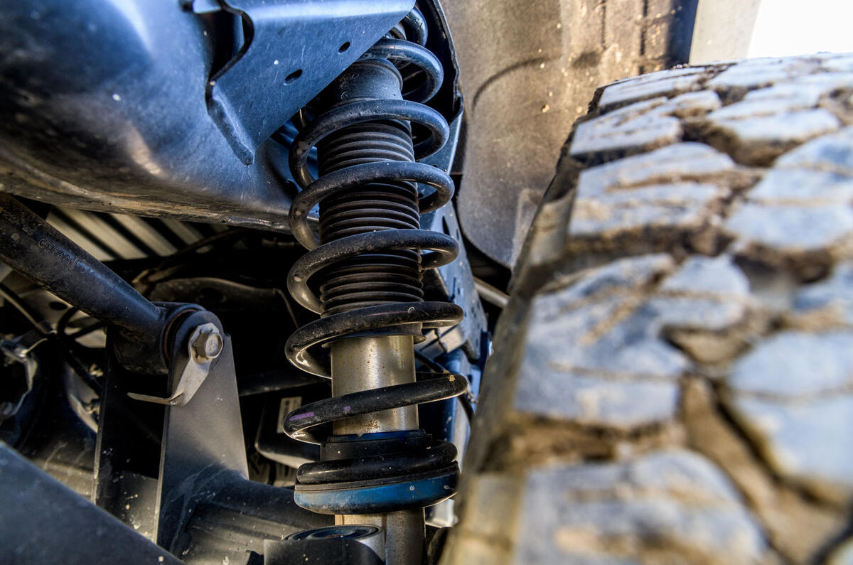 Ford Ranger Raptor 2019 road test review - coil springs