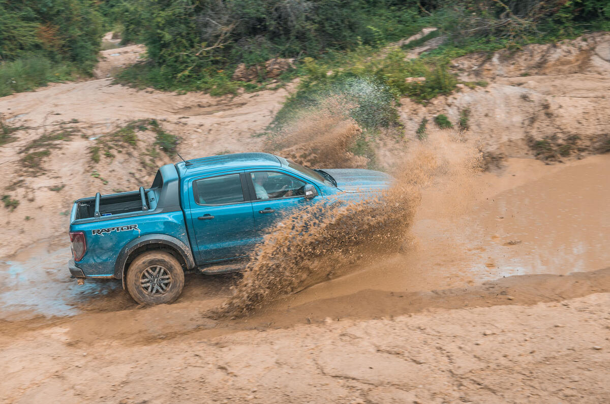 Ford Ranger Raptor 2019 road test review - splash