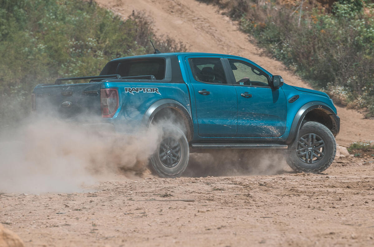 Ford Ranger Raptor 2019 road test review - hero rear