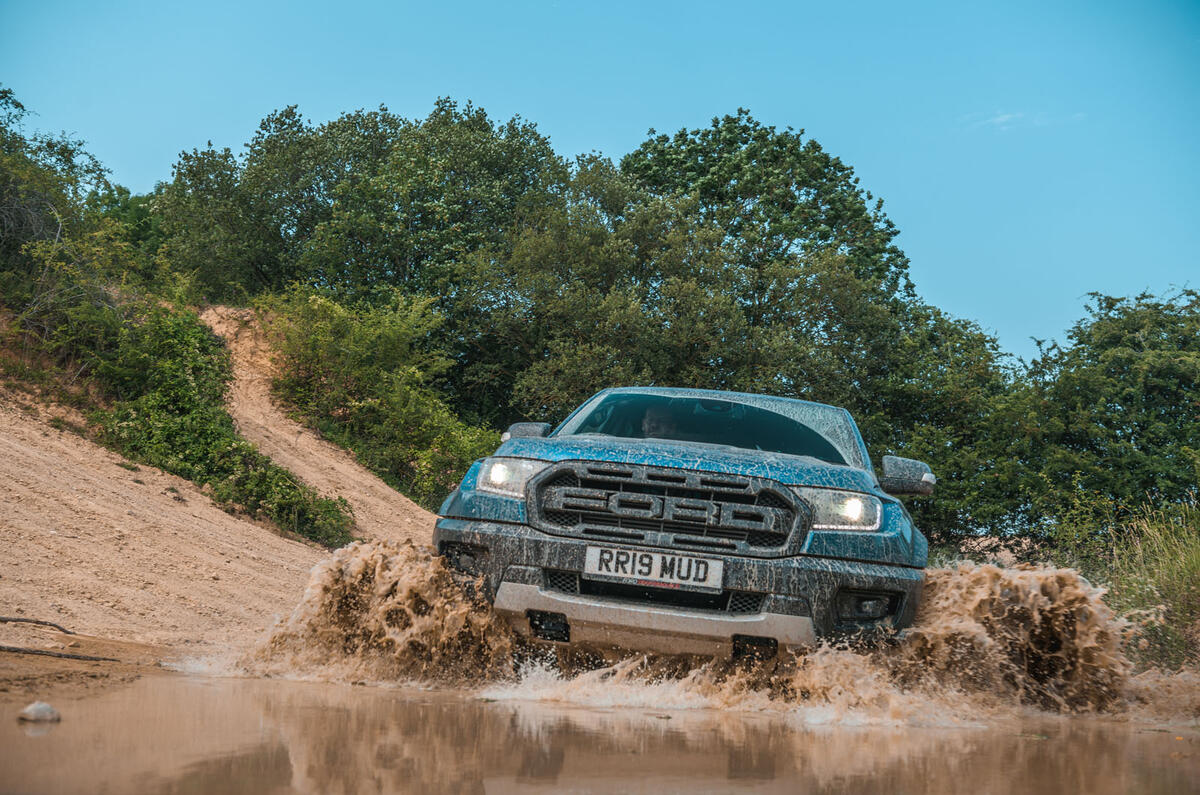 Ford Ranger Raptor 2019 road test review - wading nose