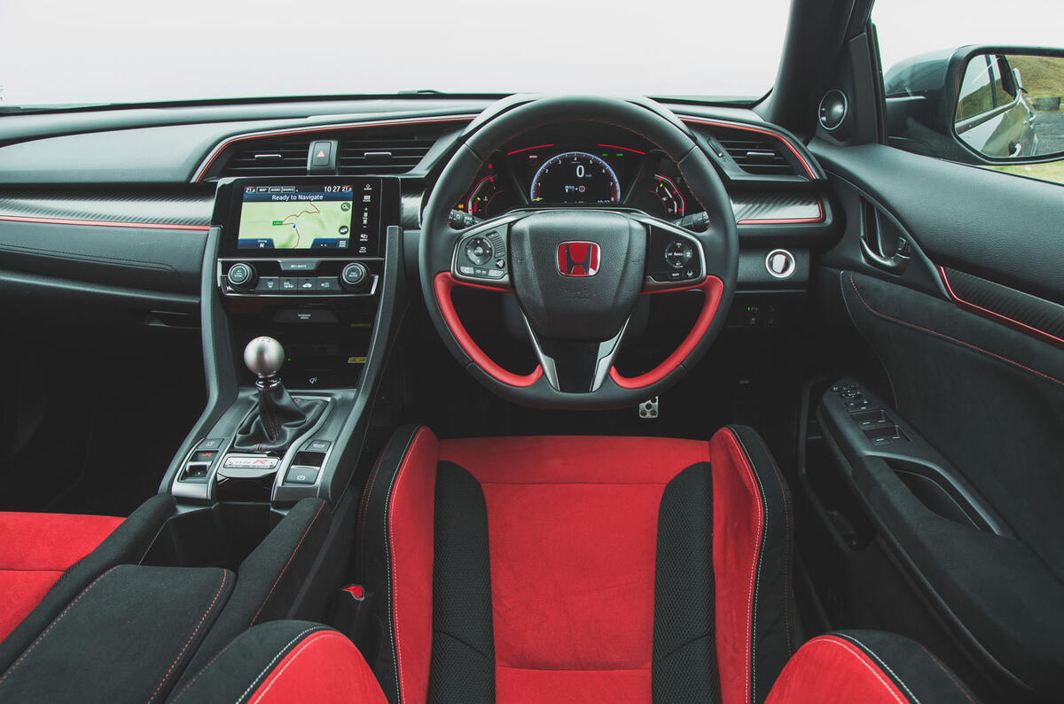 Honda Civic Type R interior  Autocar