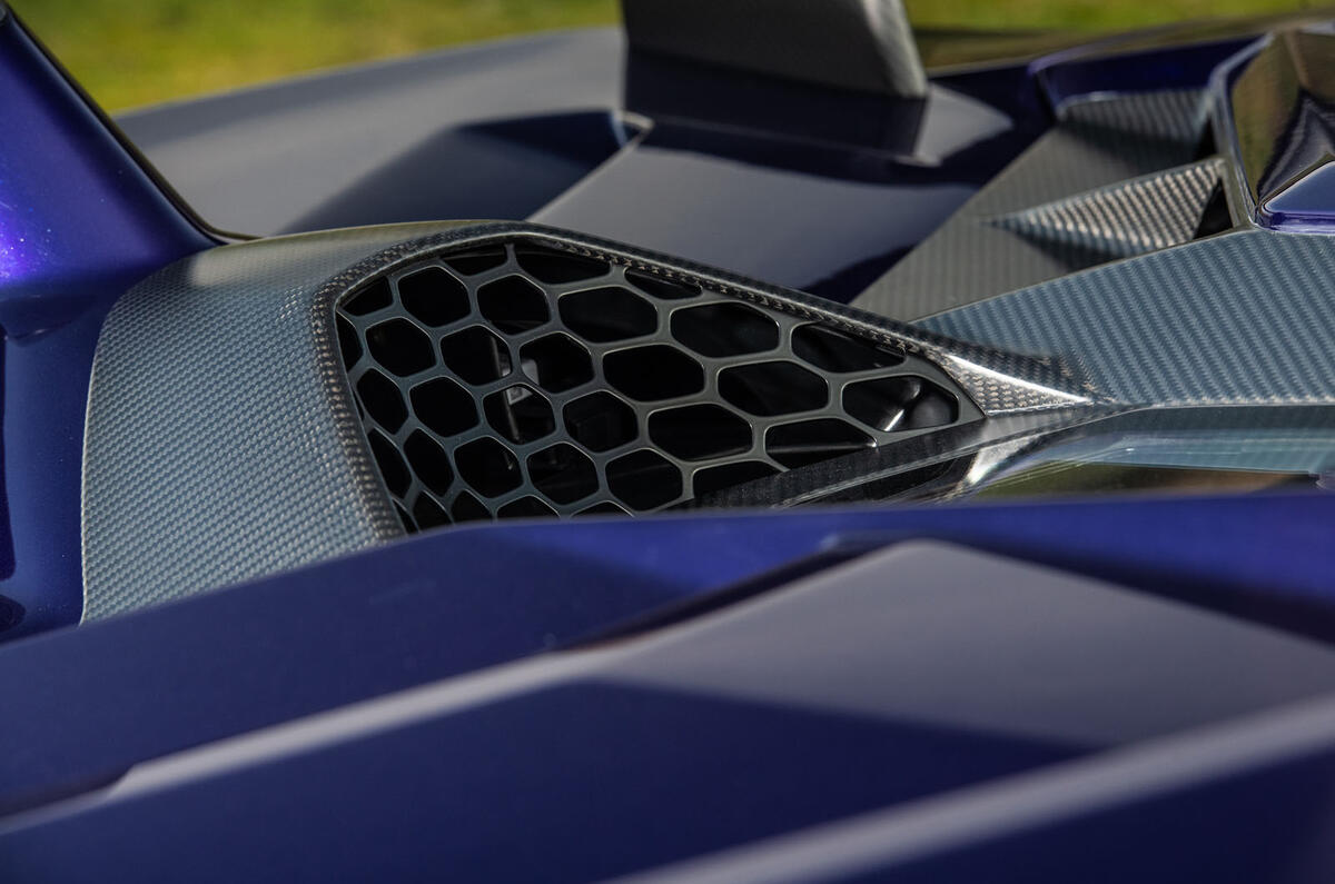 Lamborghini Aventador SVJ 2019 road test review - air intakes