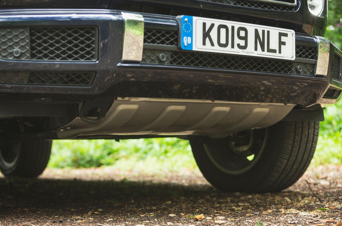 Mercedes-Benz G-Class 2019 road test review - skid plate