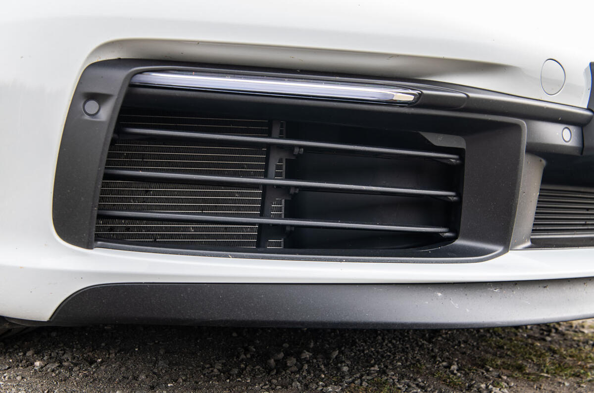 Porsche 911 Carrera S 2019 road test review - front bumper