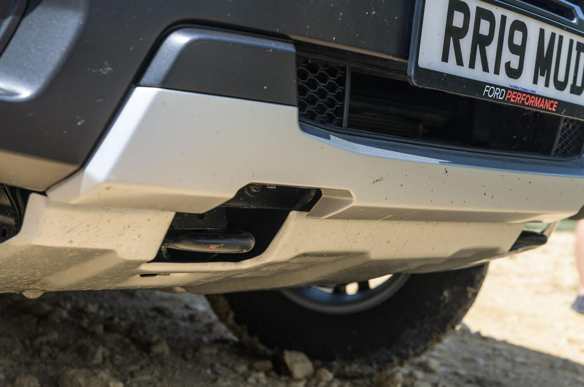 Ford Ranger Raptor 2019 road test review - tow bracket