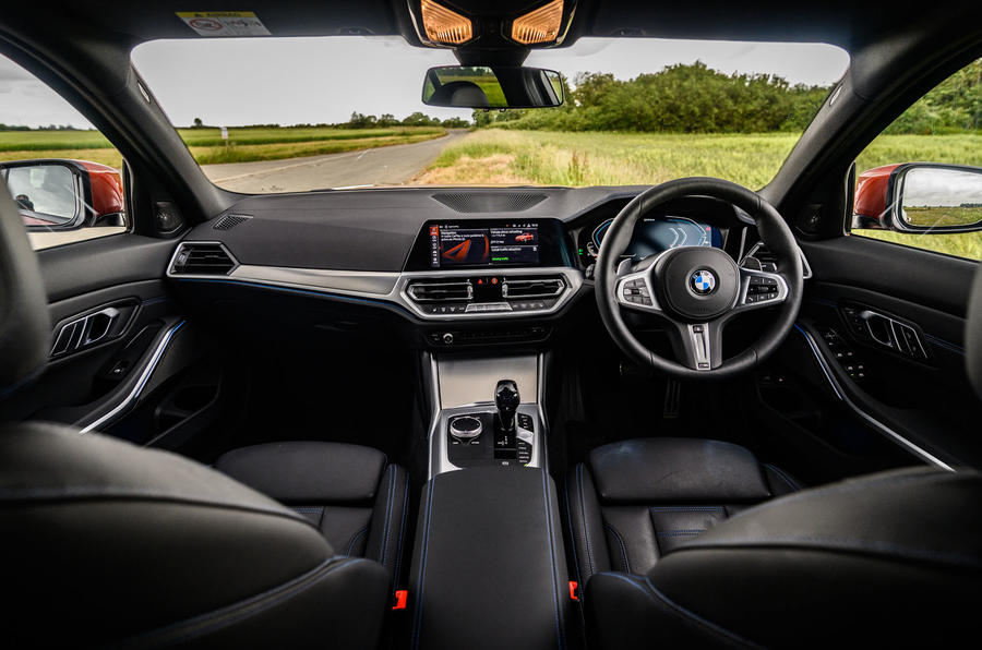 BMW 3 Series 330e interior Autocar