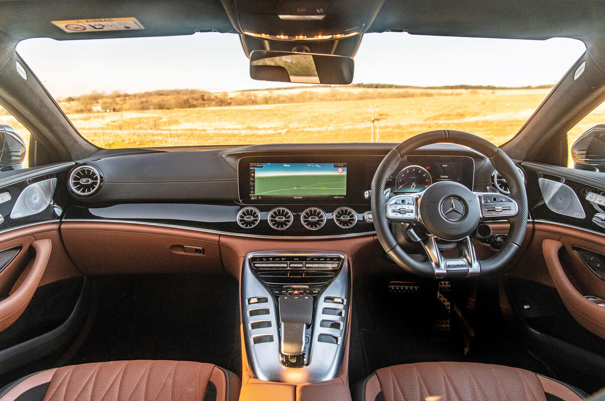 Mercedes-AMG GT four-door CoupÃ© 2019 road test review - dashboard