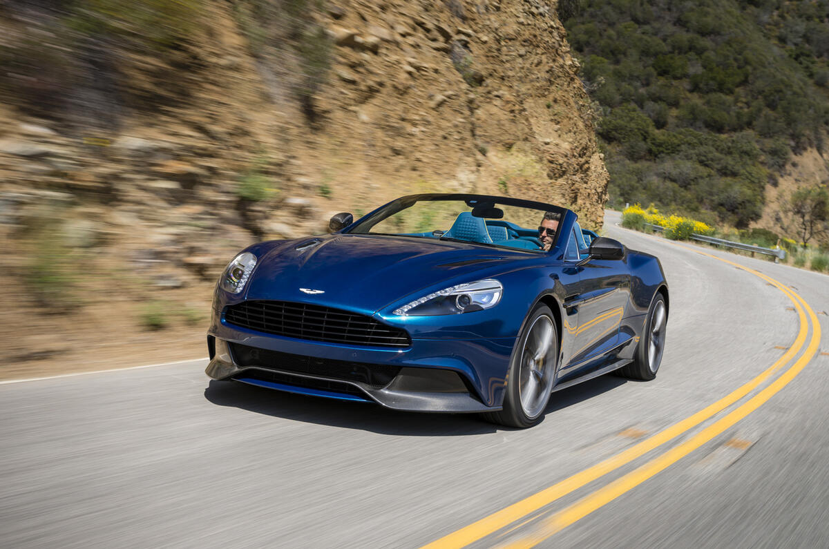 Aston Martin Vanquish Volante convertible unveiled