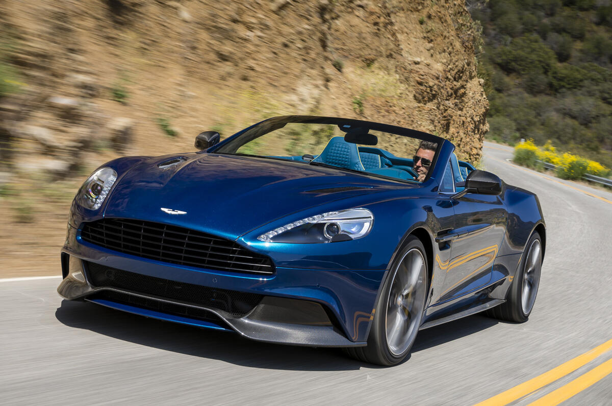 Aston Martin Vanquish Volante convertible unveiled