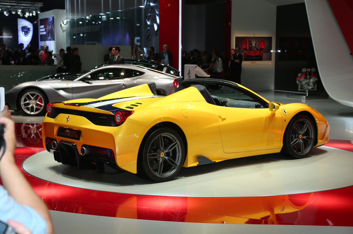 New Ferrari 458 Speciale A revealed at the Paris motor show | Autocar