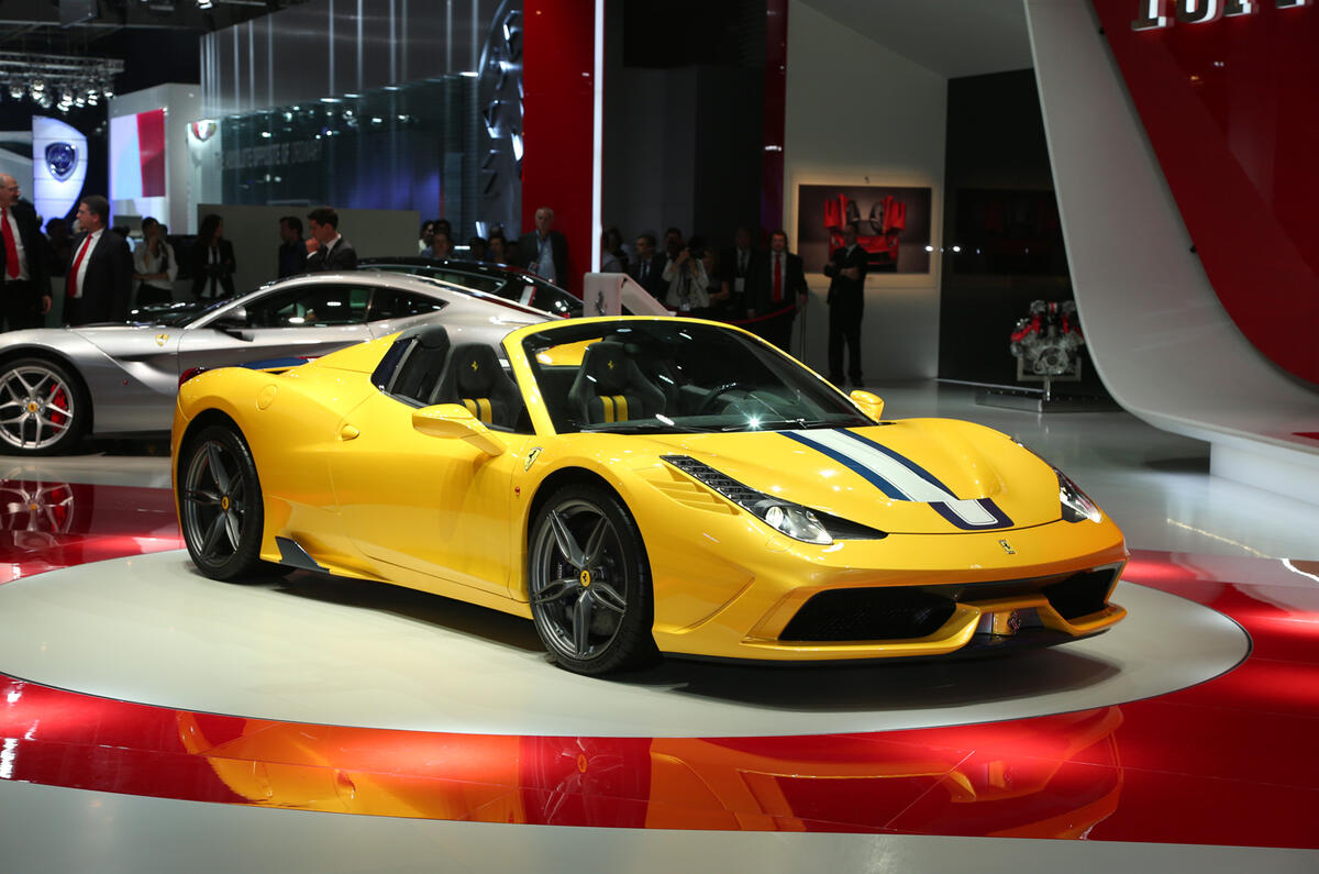 New Ferrari 458 Speciale A revealed at the Paris motor show | Autocar