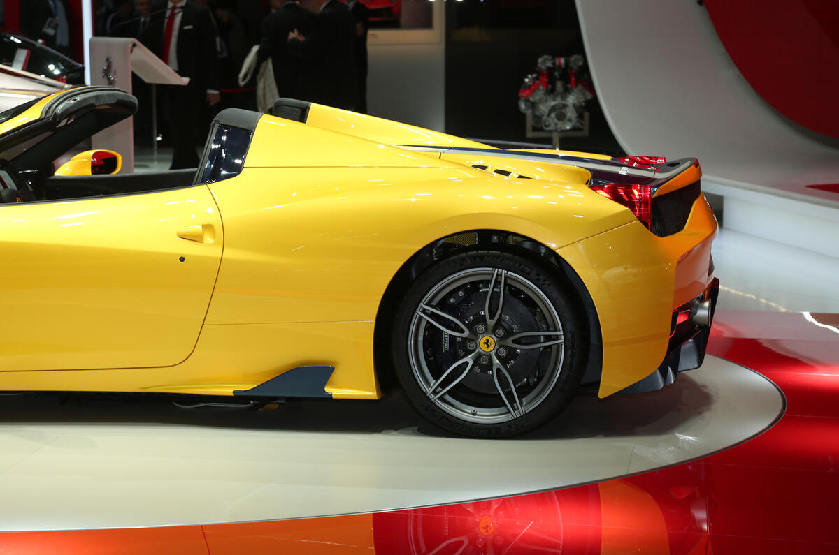 New Ferrari 458 Speciale A revealed at the Paris motor show | Autocar