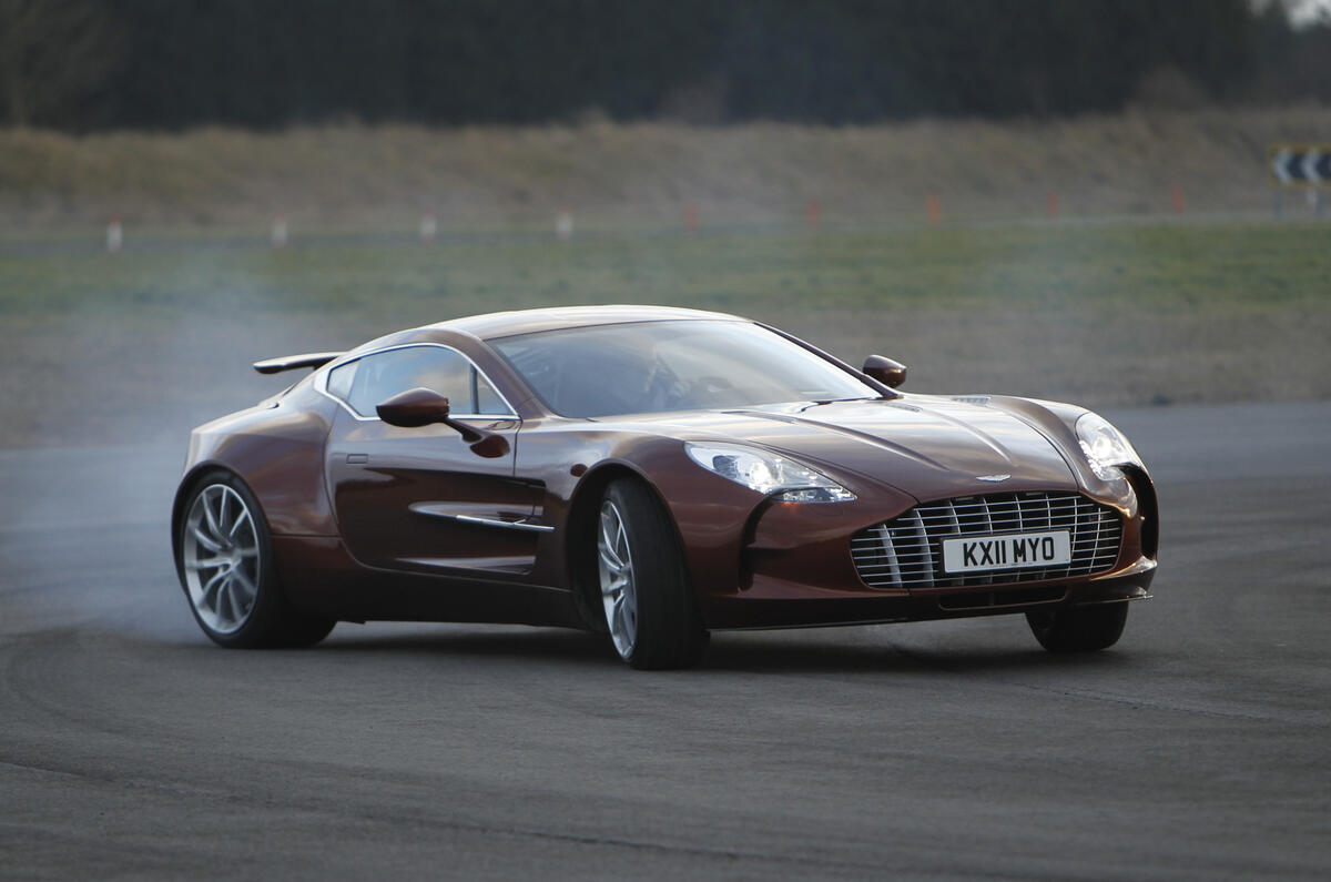 Aston Martin One 77 Riding Shotgun Autocar