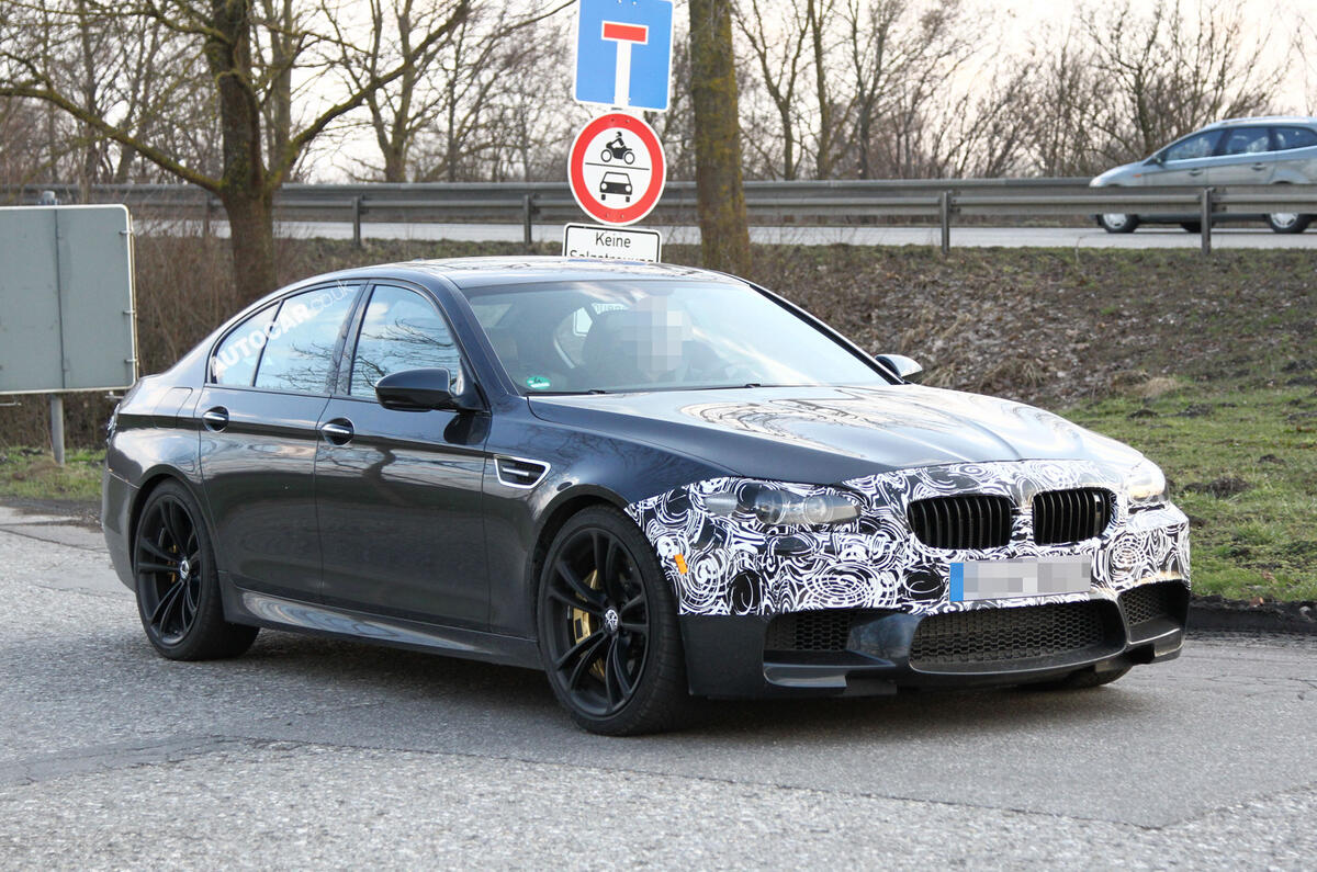 2014 BMW M5 spied for the first time | Autocar