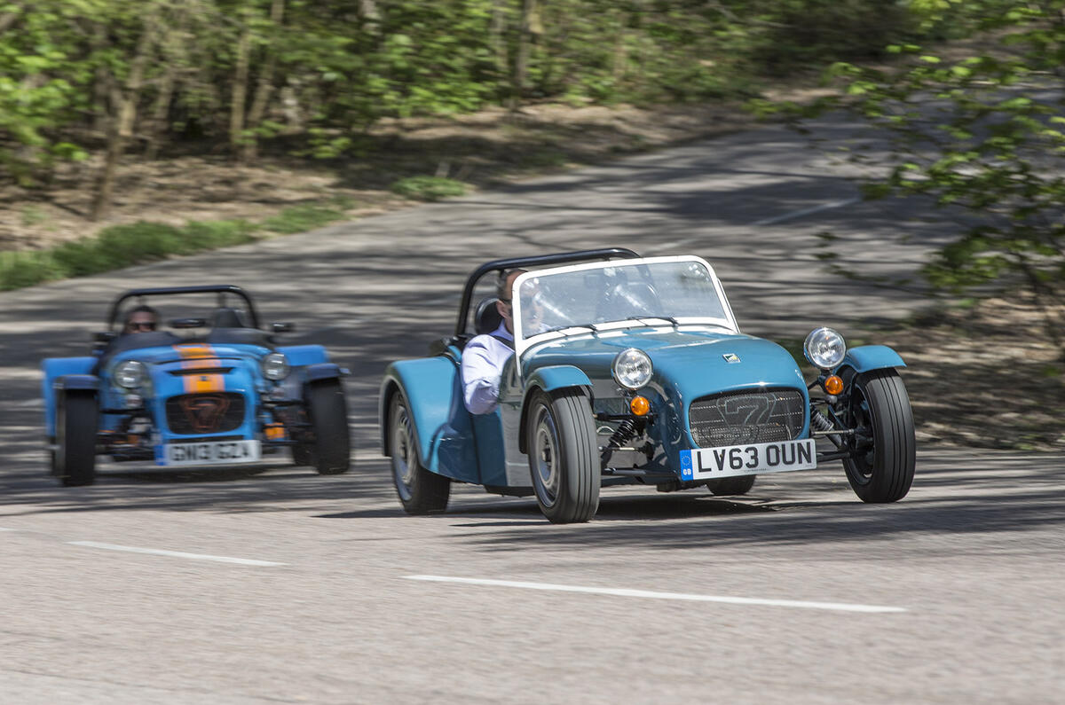 Caterham 620R vs Caterham 160: Battle of the Sevens | Autocar