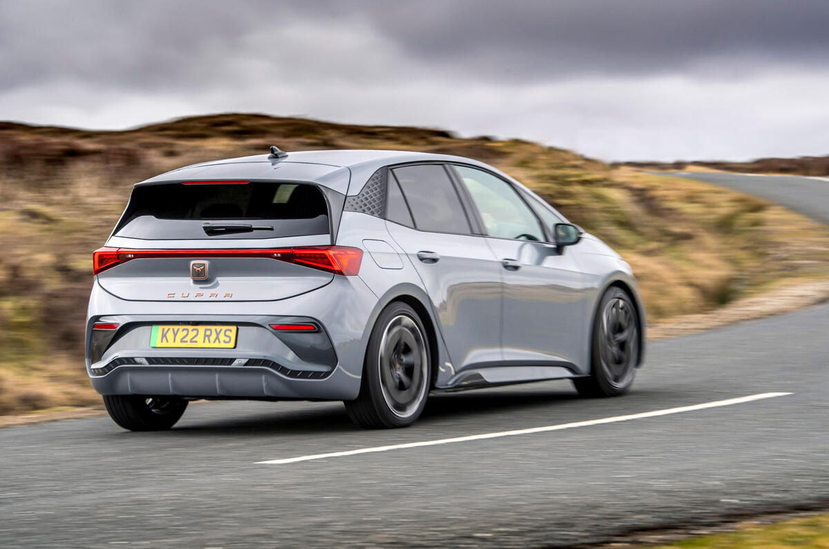 cupra born review 2024 23 rear cornering