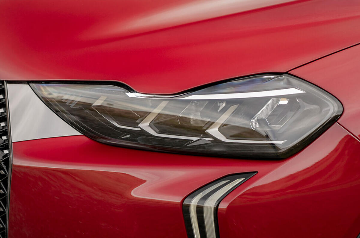 DS 3 E Tense Review 2024 Price Specs Autocar   Ds3 Review 2024 05 Headlight 