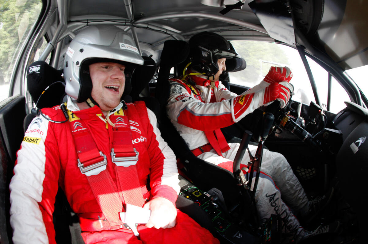 Mikko Hirvonen tames Goodwood's rally stage | Autocar