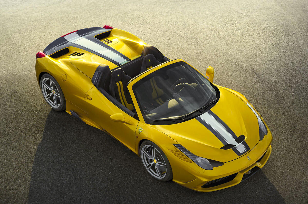 New Ferrari 458 Speciale A revealed at the Paris motor show | Autocar